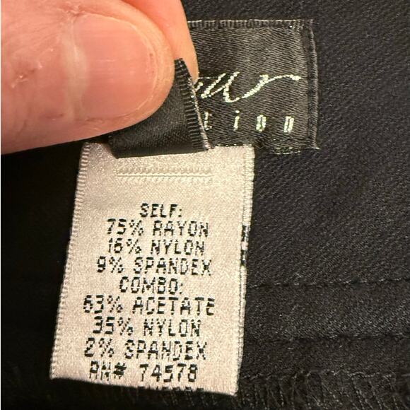 CACHE Contour Collection 2 Piece Set Black Blazer Jacket & Pants, Size: S/4 - Picture 9 of 11